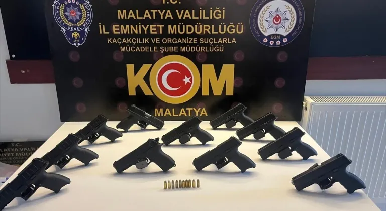 Malatya'da silah ticareti yapan 3 şüpheli tutuklandı