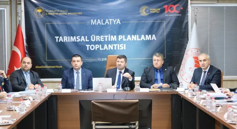 Malatya'da Tarımsal Üretim Planlama Toplantısı yapıldı