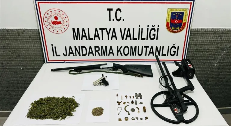 Malatya'da uyuşturucu ve tarihi eser operasyonunda 1 zanlı yakalandı