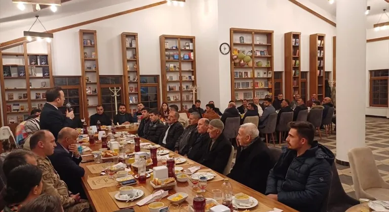 Malazgirt'te şehit aileleri ve gaziler iftarda bir araya geldi