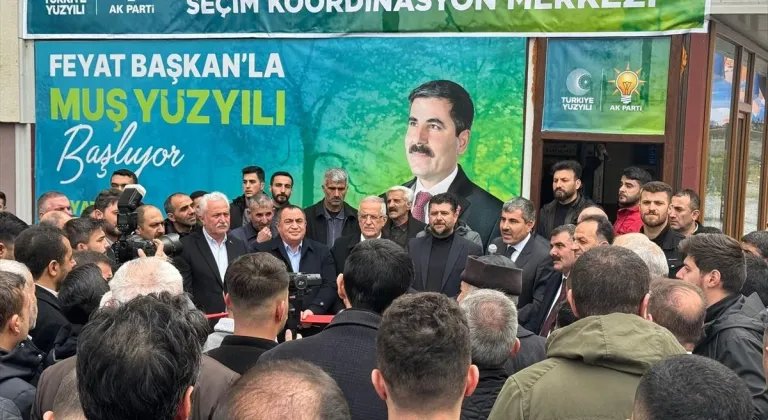 Muş'ta AK Parti Seçim Koordinasyon Merkezi'nin açılışı yapıldı