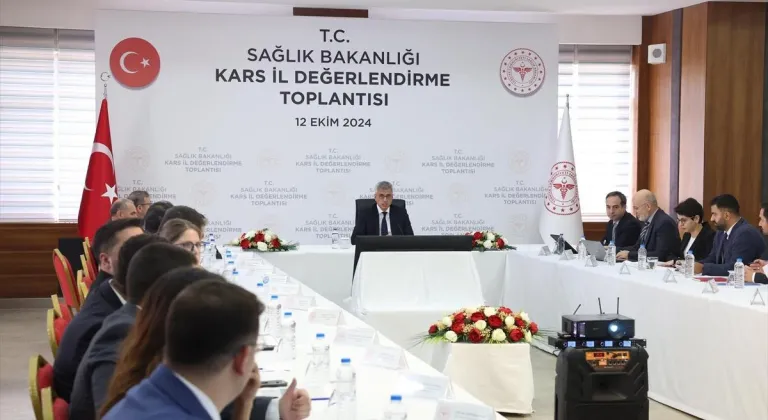 Sağlık Bakanı Memişoğlu, Kars'ta İl Değerlendirme Toplantısı'na katıldı