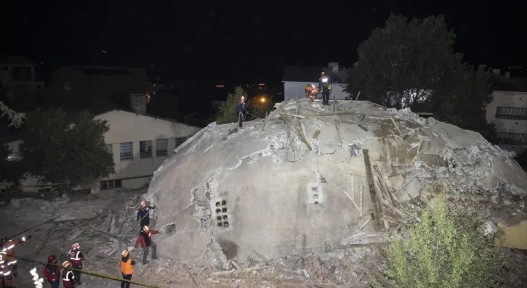 Tunceli'de deprem sonrası enkazda arama kurtarma tatbikatı yapıldı