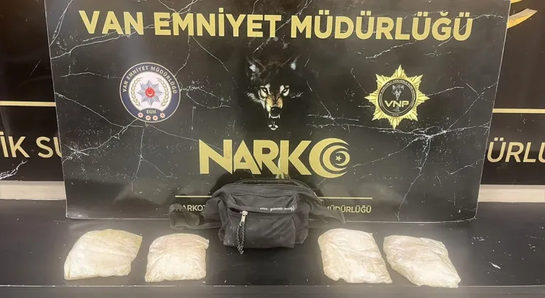 Van'da 7 kilo 415 gram sentetik uyuşturucu ele geçirildi