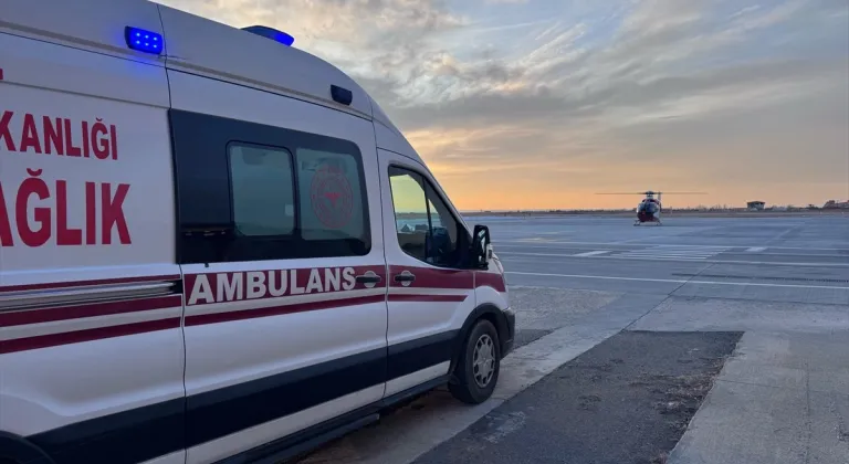 Van'da ambulans helikopter 5 yaşındaki çocuk için havalandı