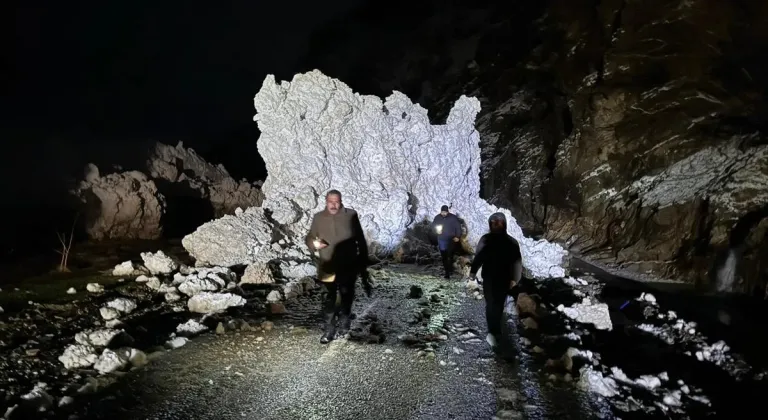 Van'da Çatak-Pervari kara yolu çığ nedeniyle kapandı