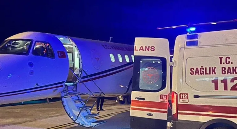 Van'da kalp rahatsızlığı olan bebek ambulans uçakla Ankara'ya nakledildi