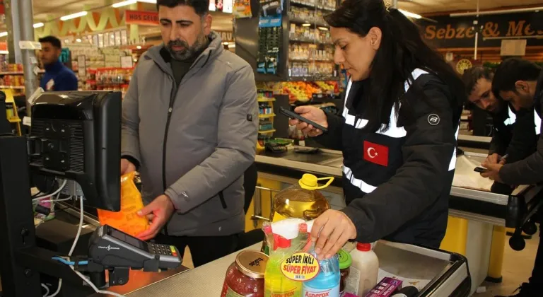 Van'da market ve gıda işletmelerinde fiyat denetimi yapıldı