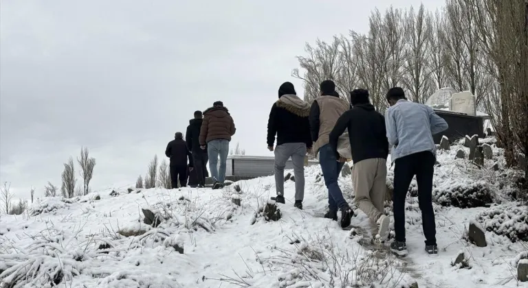 Van'ın yüksek kesimlerinde kar etkili oldu