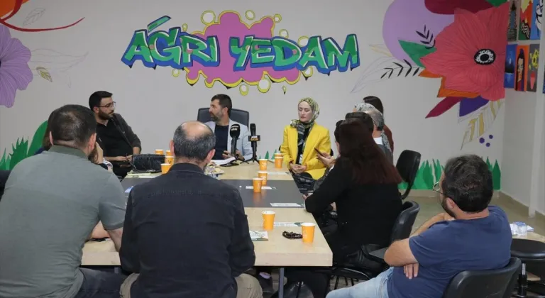 Yeşilay Ağrı Şube Başkanı Aslan, gazetecilerle buluştu