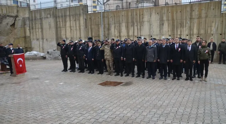 Yüksekova'da Türk Polis Teşkilatının kuruluşunun 179. yıl dönümü kutlandı